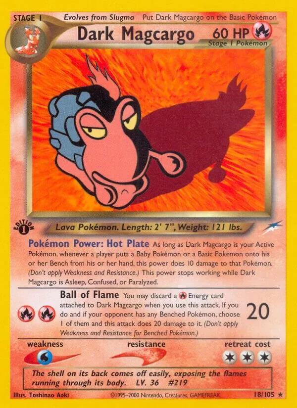 Dark Magcargo card front