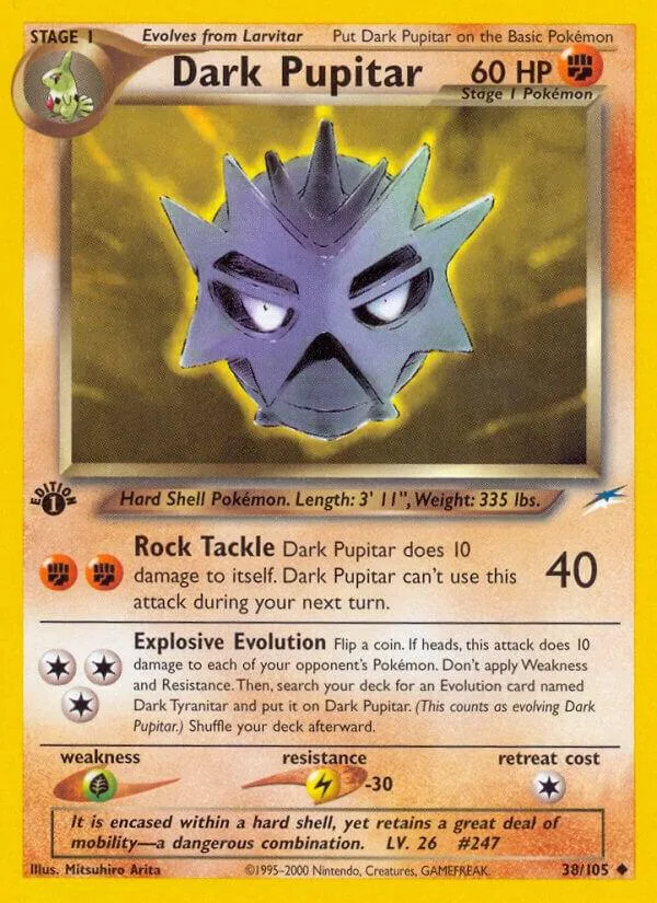 Dark Pupitar card front