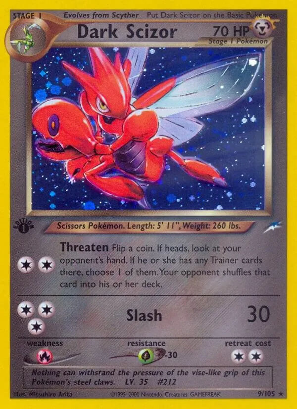 Dark Scizor card front