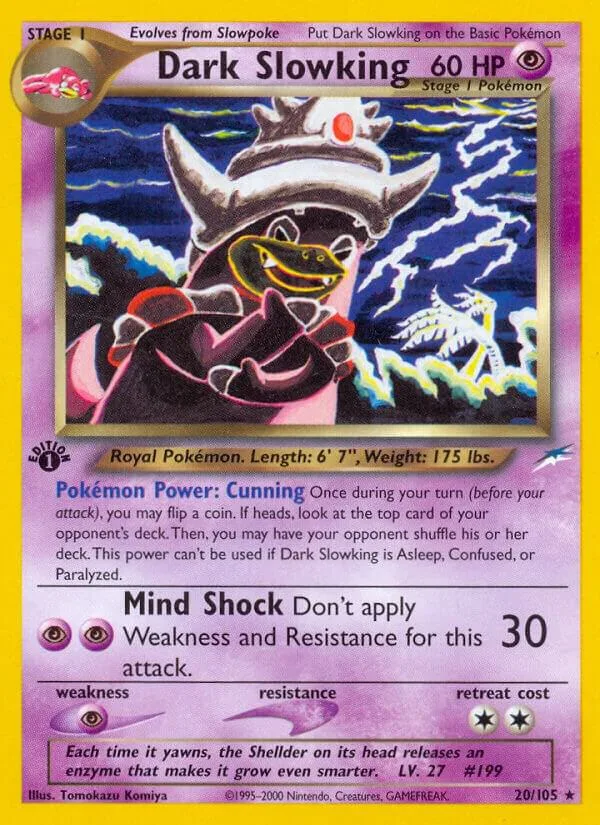 Dark Slowking card front