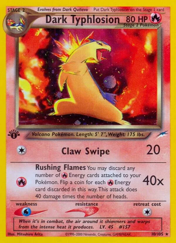 Dark Typhlosion card front