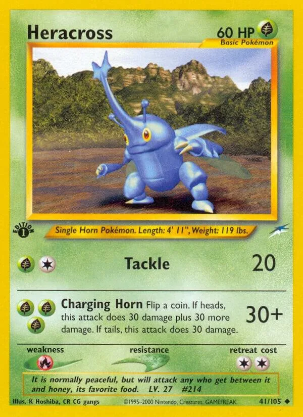 Heracross card front