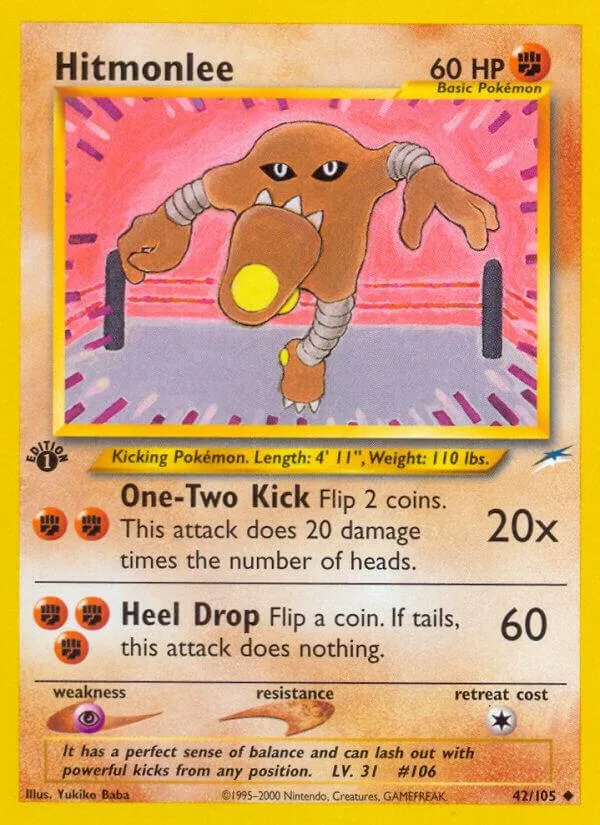 Hitmonlee card front