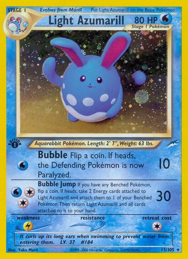 Light Azumarill card front