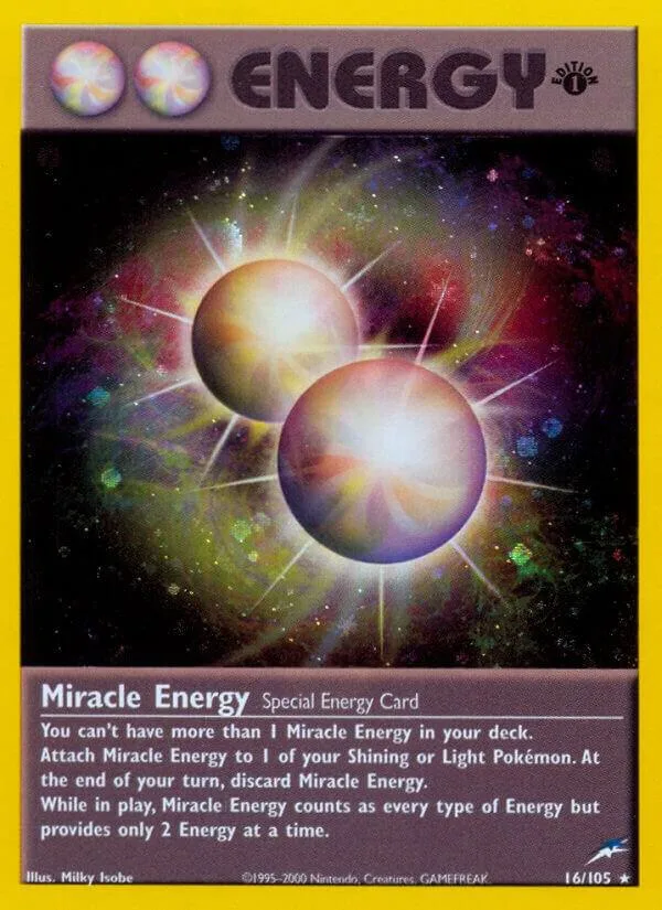 Miracle Energy card front