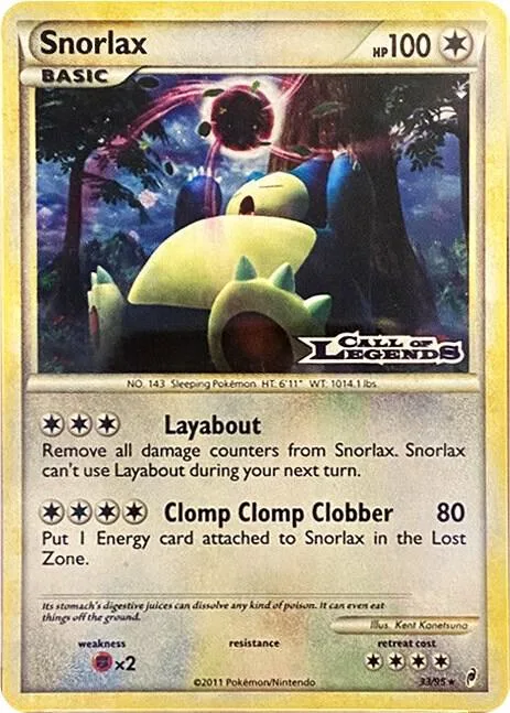 Snorlax (Prerelease) Holofoil card