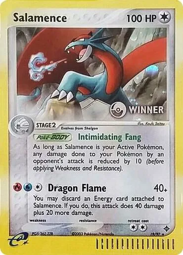 Salamence (e-League) [Winner] card front