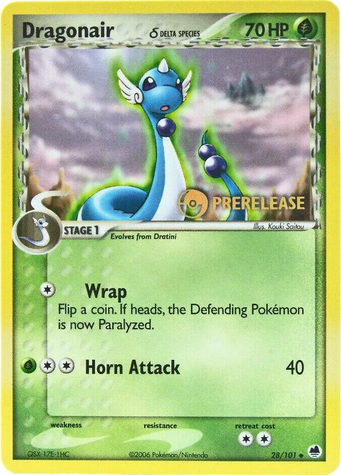 Dragonair (Delta Species) (Prerelease) card front