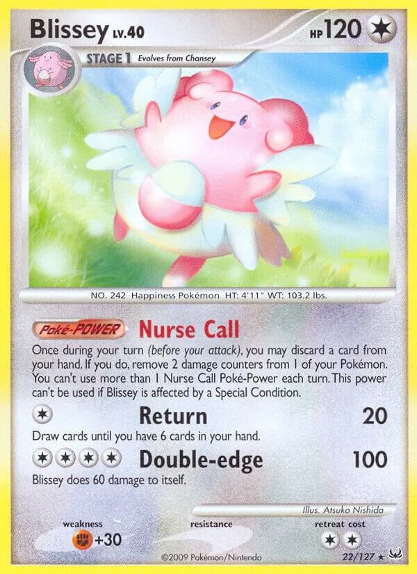 Blissey card front
