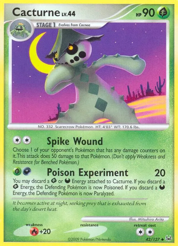 Cacturne card front