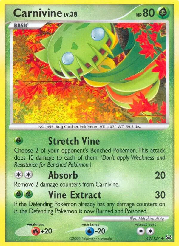Carnivine card front