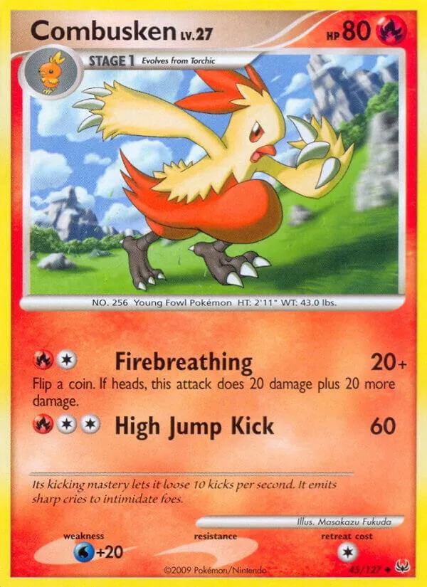 Combusken card front