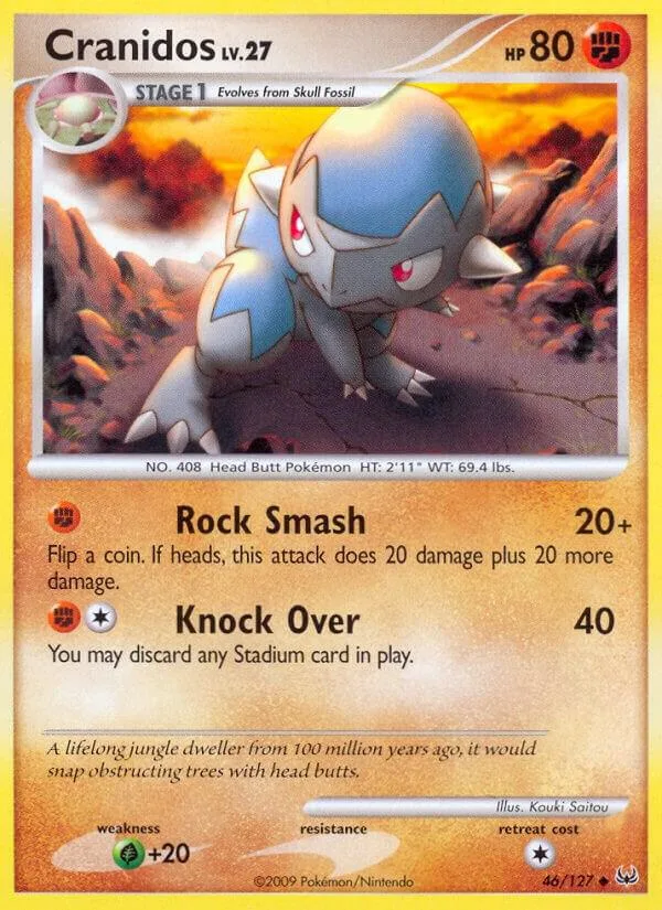 Cranidos card front