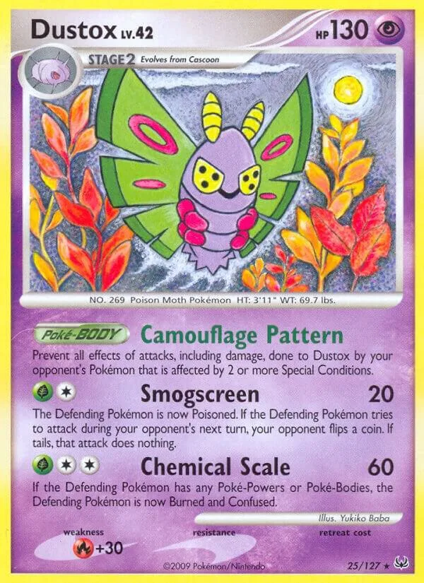 Dustox card front