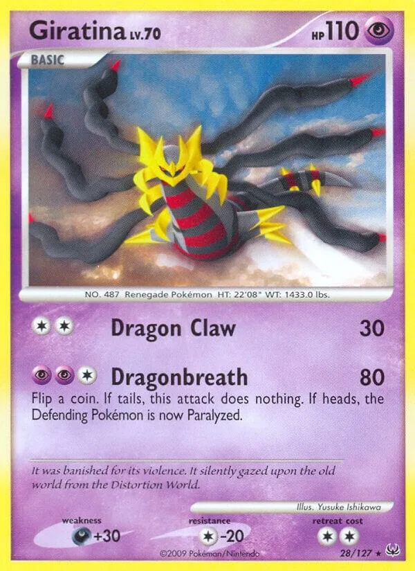Giratina card front