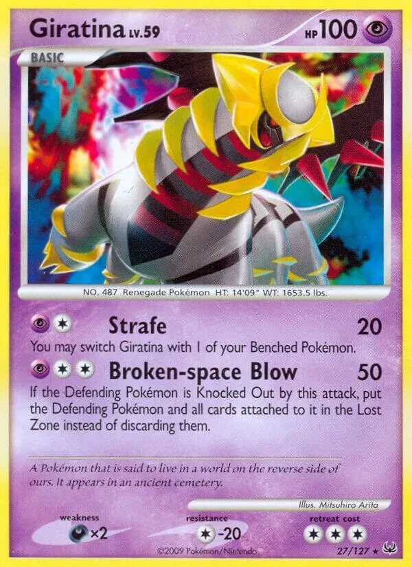 Giratina card front