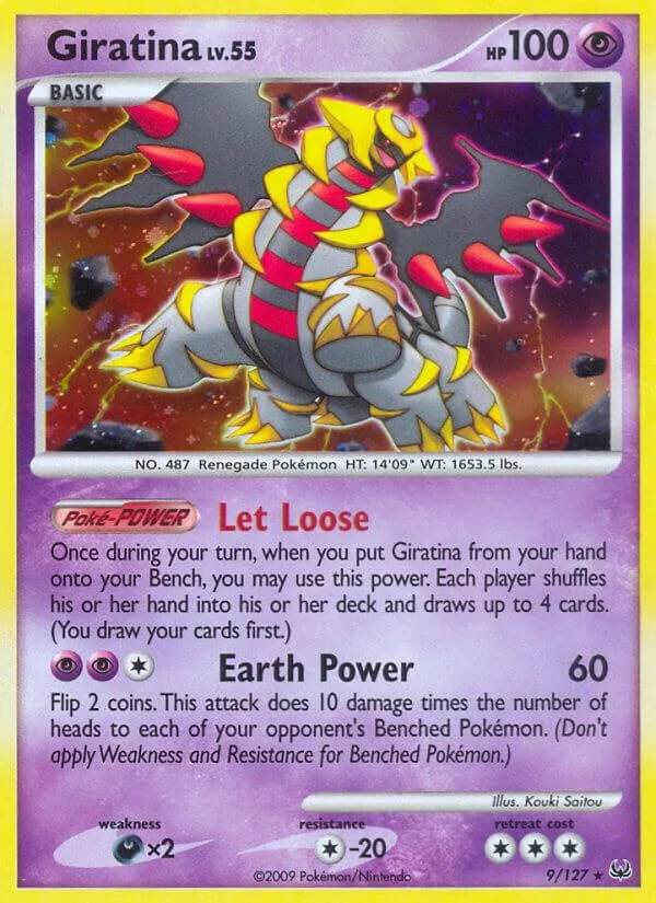Giratina card front