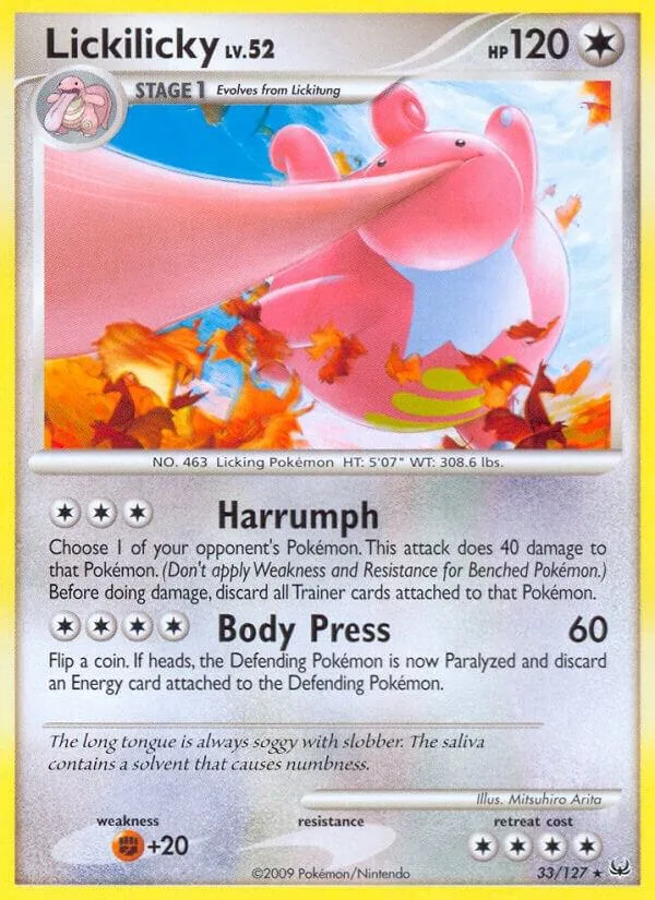 Lickilicky card front