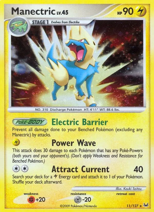 Manectric card front