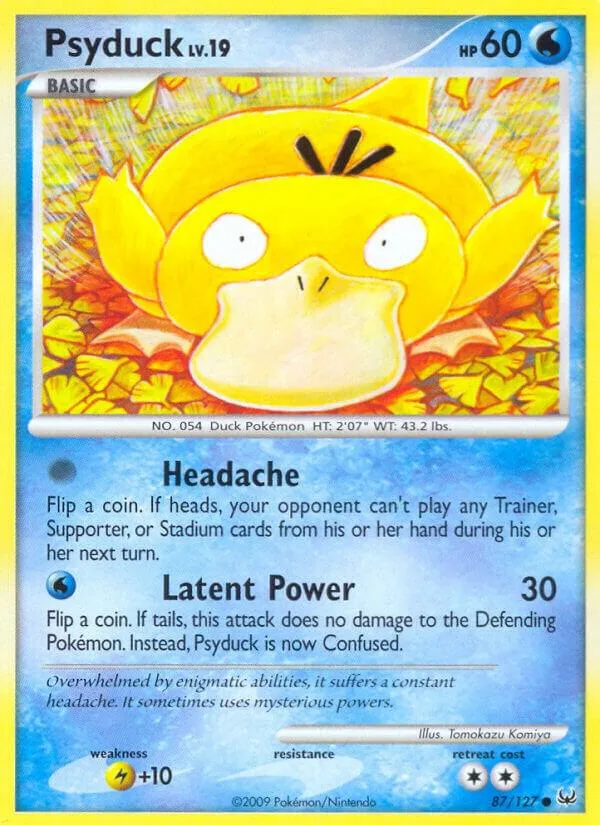 Psyduck Reverse Holofoil card