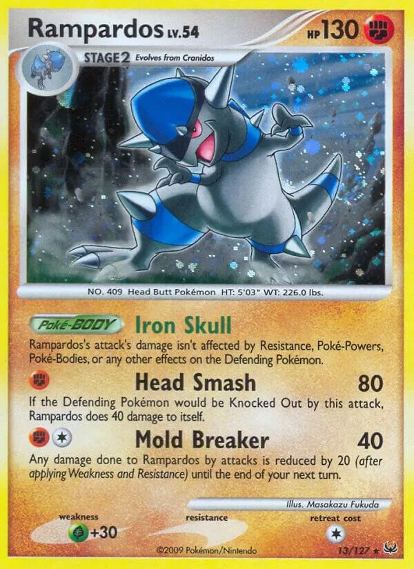 Rampardos card front