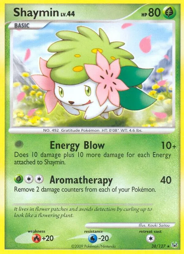 Shaymin card front