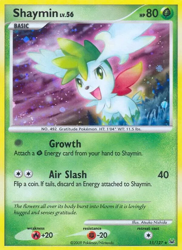Shaymin card front