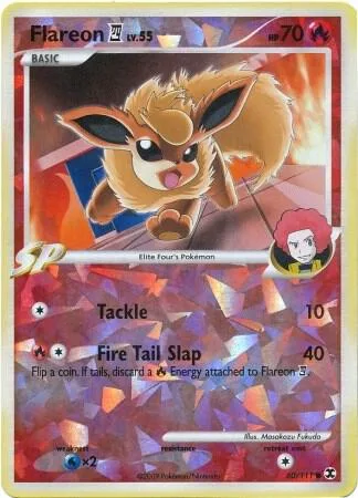 Flareon E4 Cracked Ice Holo card