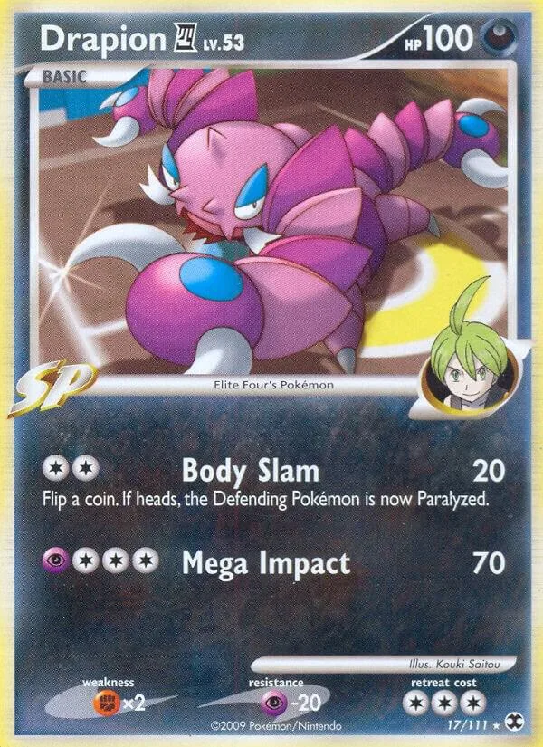 Drapion E4 card front