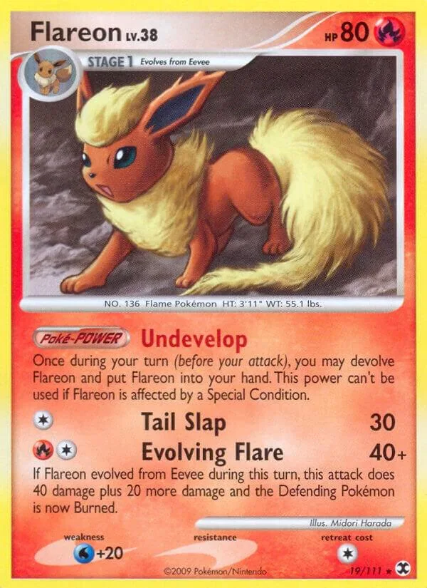 Flareon card front