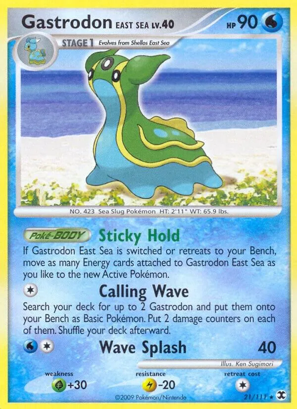 Gastrodon East Sea card front