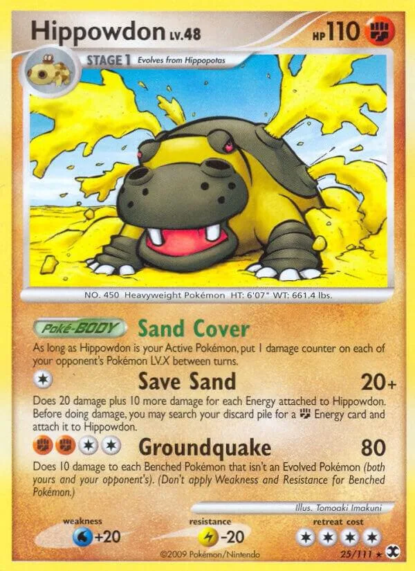 Hippowdon card front