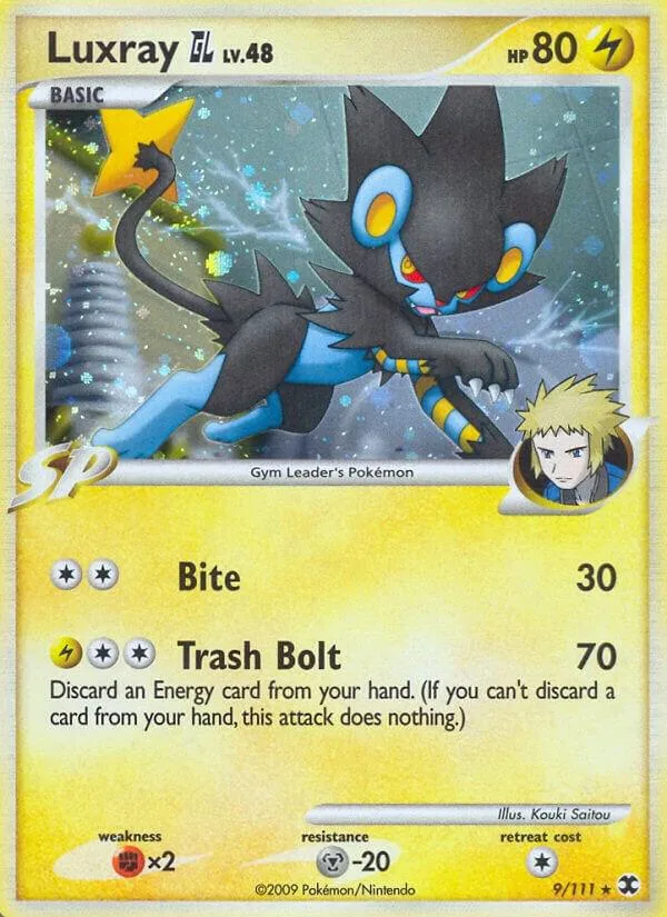 Luxray GL card front