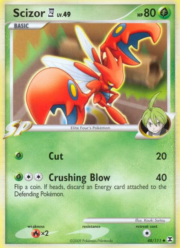 Scizor E4 card front