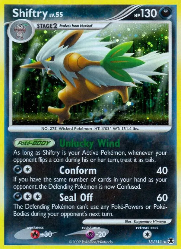 Shiftry card front