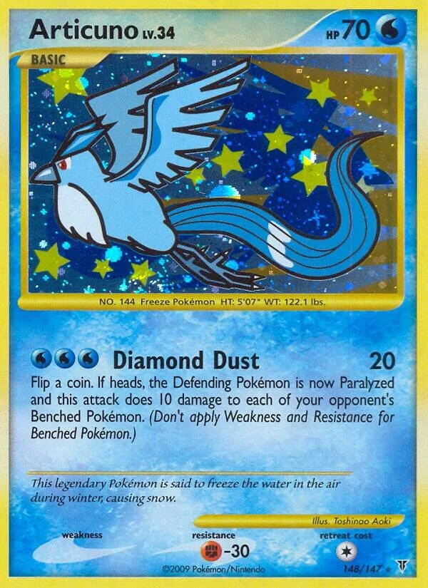 Articuno Holofoil card
