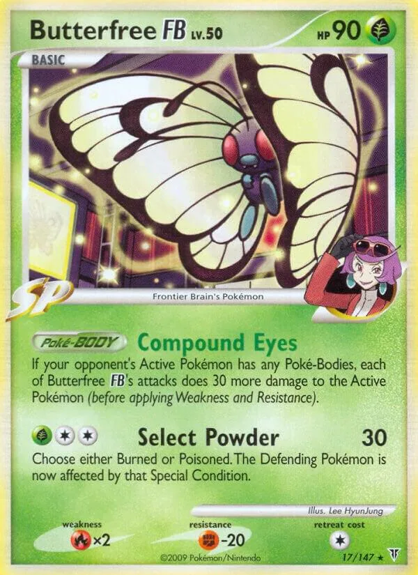 Butterfree FB card front