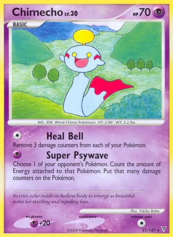 Chimecho card front