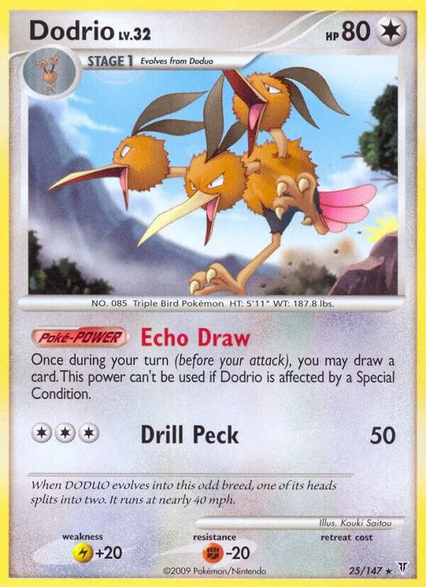 Dodrio card front