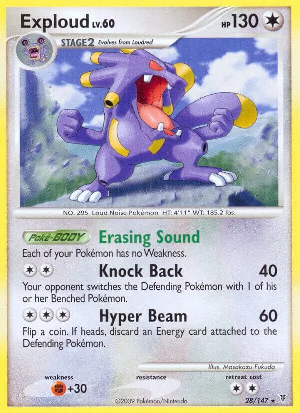 Exploud card front