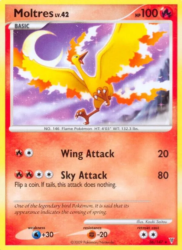 Moltres card front