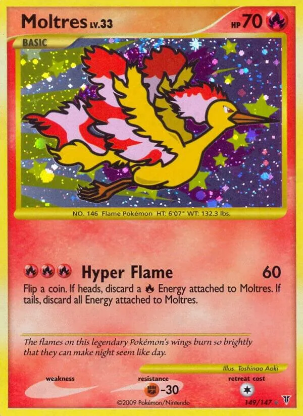 Moltres Holofoil card