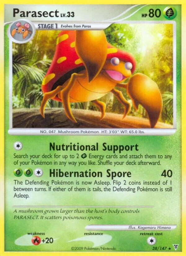 Parasect card front