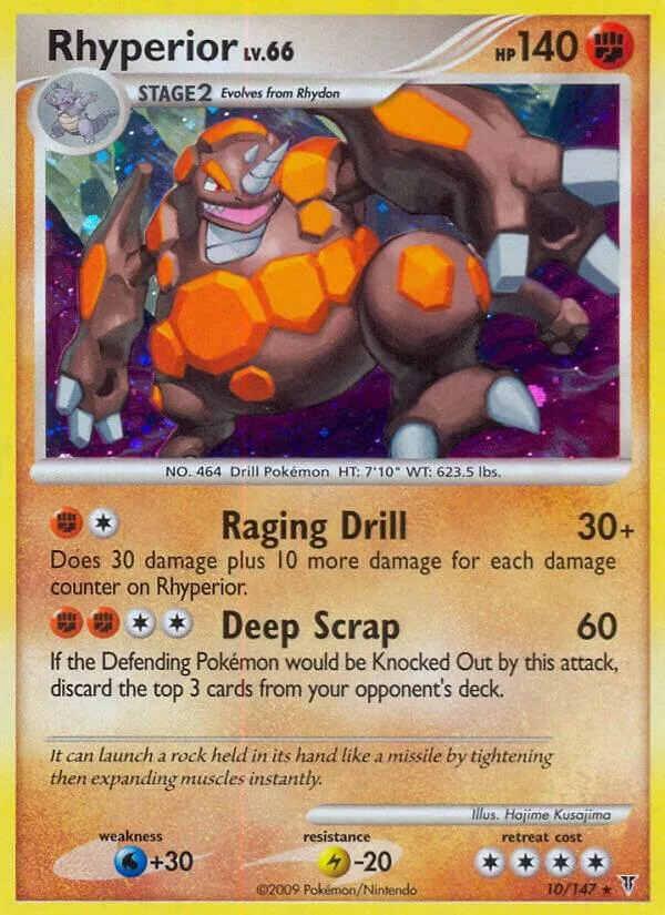 Rhyperior card front