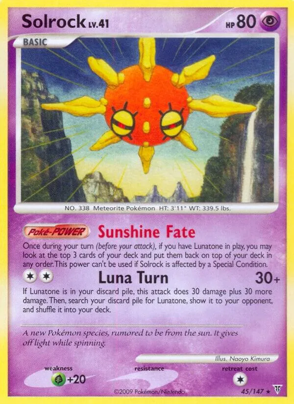 Solrock card front