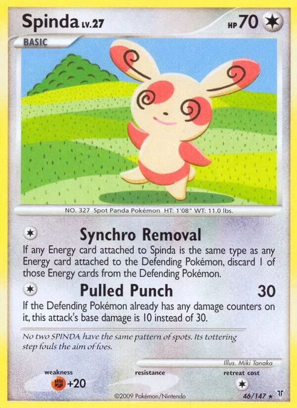 Spinda card front