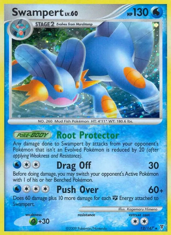 Swampert card front