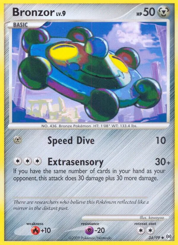 Bronzor card front