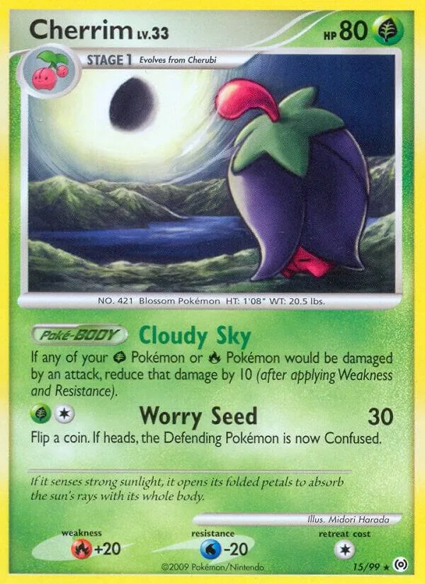 Cherrim card front