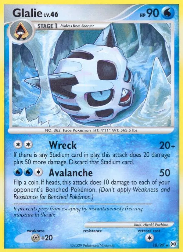 Glalie card front